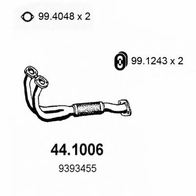  44.1006 Exhaust pipe 441006