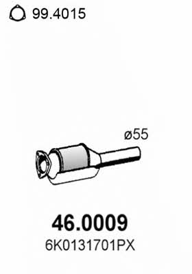 Asso 46.0009 Catalytic Converter 460009