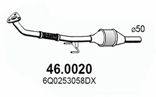 Asso 46.0020 Catalytic Converter 460020