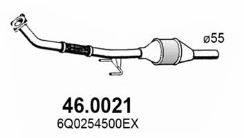 Asso 46.0021 Catalytic Converter 460021