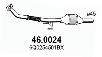 Asso 46.0024 Catalytic Converter 460024