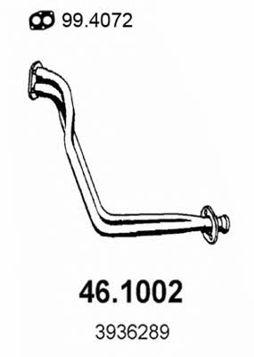 Asso 46.1002 Exhaust pipe 461002