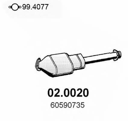  02.0020 Catalytic Converter 020020