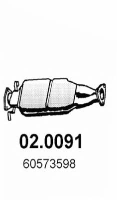 Asso 02.0091 Catalytic Converter 020091