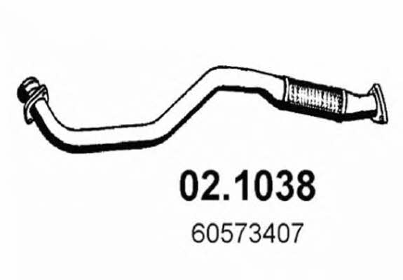 Asso 02.1038 Exhaust pipe 021038