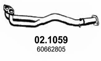Asso 02.1059 Exhaust pipe 021059