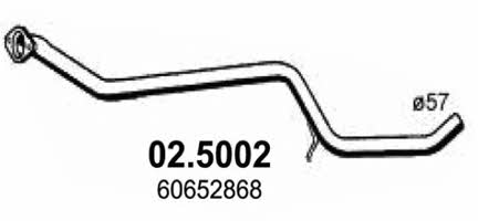  02.5002 Exhaust pipe 025002