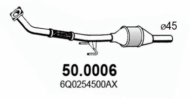 Asso 50.0006 Catalytic Converter 500006