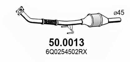 Asso 50.0013 Catalytic Converter 500013