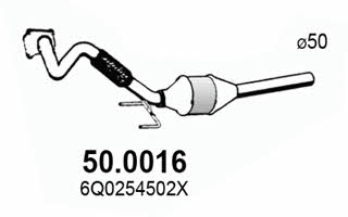 Asso 50.0016 Catalytic Converter 500016