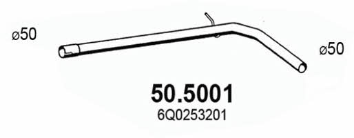  50.5001 Exhaust pipe 505001