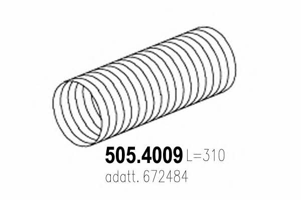 Asso 505.4009 Corrugated pipe 5054009