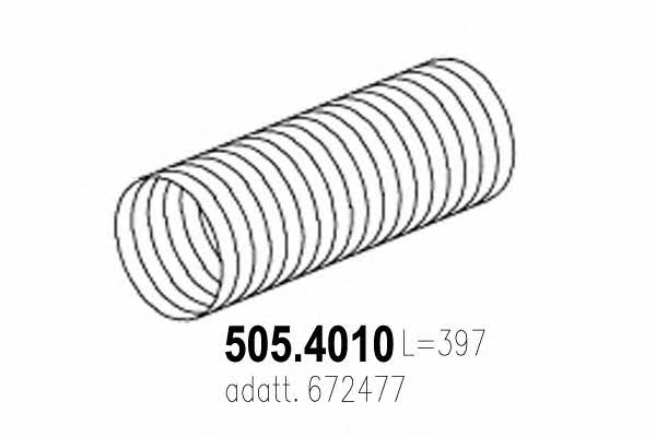 Asso 505.4010 Corrugated pipe 5054010