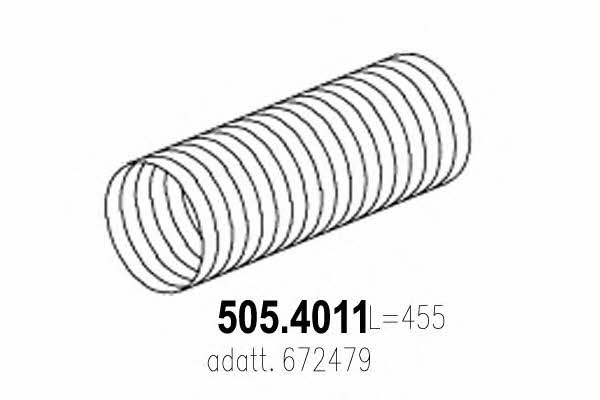 Asso 505.4011 Corrugated pipe 5054011