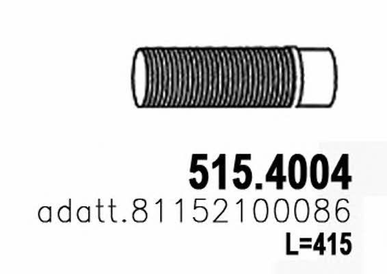 Asso 515.4004 Corrugated pipe 5154004