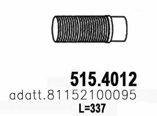 Asso 515.4012 Corrugated pipe 5154012