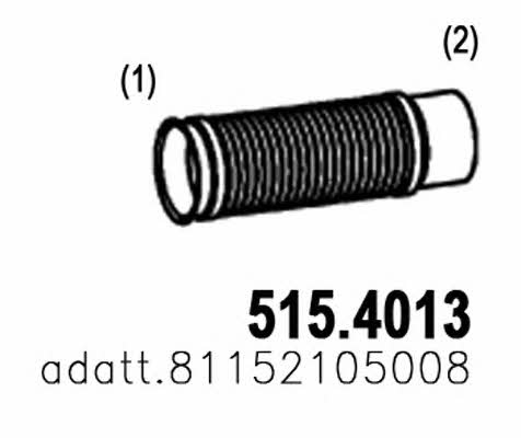 Asso 515.4013 Corrugated pipe 5154013