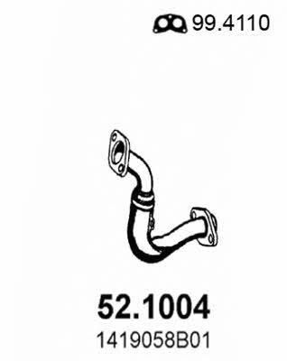 Asso 52.1004 Exhaust pipe 521004