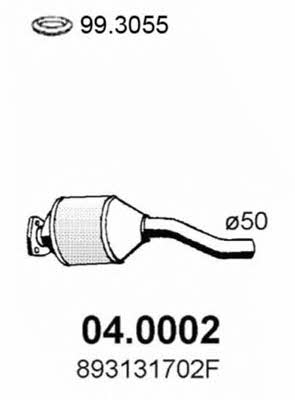 Asso 04.0002 Catalytic Converter 040002