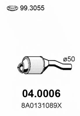 Asso 04.0006 Catalytic Converter 040006