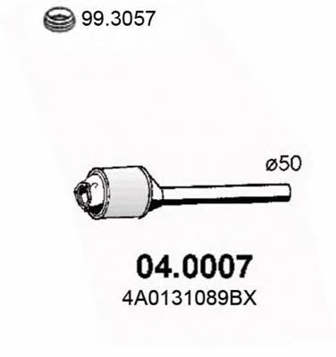 Asso 04.0007 Catalytic Converter 040007