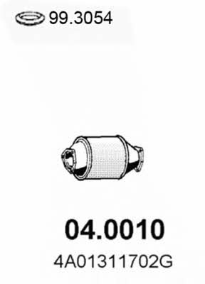 Asso 04.0010 Catalytic Converter 040010