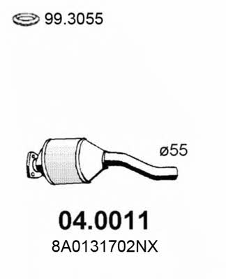 Asso 04.0011 Catalytic Converter 040011
