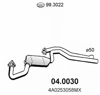  04.0030 Catalytic Converter 040030