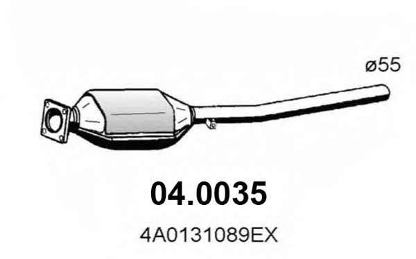 Asso 04.0035 Catalytic Converter 040035
