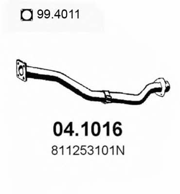 Asso 04.1016 Exhaust pipe 041016