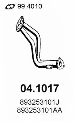  04.1017 Exhaust pipe 041017