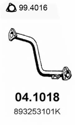 Asso 04.1018 Exhaust pipe 041018