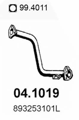  04.1019 Exhaust pipe 041019