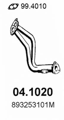  04.1020 Exhaust pipe 041020