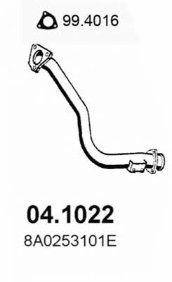  04.1022 Exhaust pipe 041022