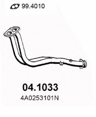  04.1033 Exhaust pipe 041033
