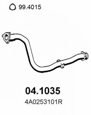 Asso 04.1035 Exhaust pipe 041035