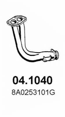Asso 04.1040 Exhaust pipe 041040