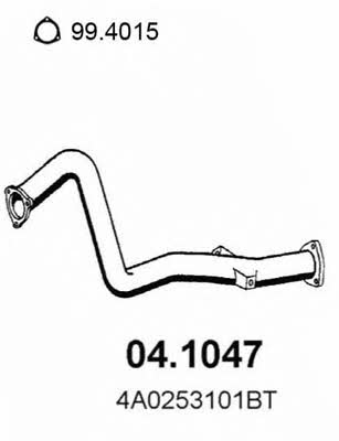 Asso 04.1047 Exhaust pipe 041047