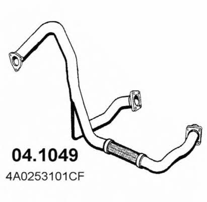 Asso 04.1049 Exhaust pipe 041049