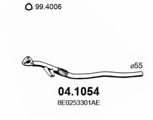 Asso 04.1054 Exhaust pipe 041054