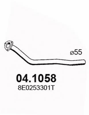 Asso 04.1058 Exhaust pipe 041058