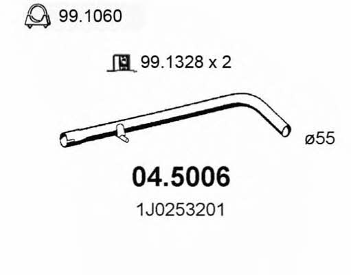 Asso 04.5006 Exhaust pipe 045006