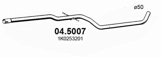  04.5007 Exhaust pipe 045007
