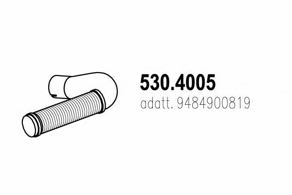 Asso 530.4005 Corrugated pipe 5304005