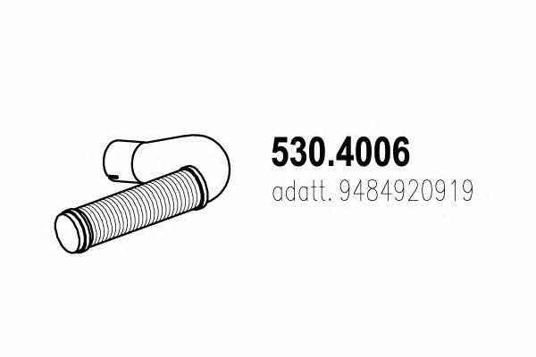 Asso 530.4006 Corrugated pipe 5304006