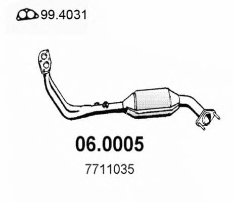 Asso 06.0005 Catalytic Converter 060005