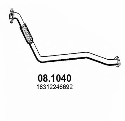 Asso 08.1040 Exhaust pipe 081040