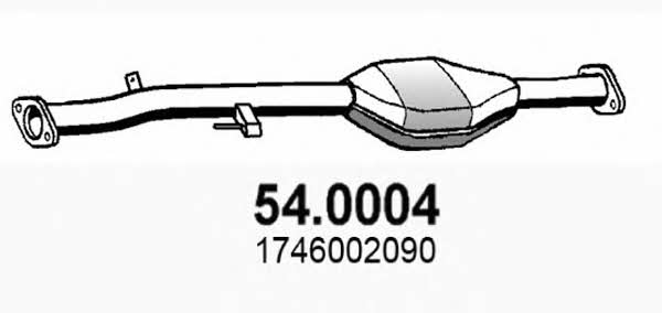 Asso 54.0004 Catalytic Converter 540004