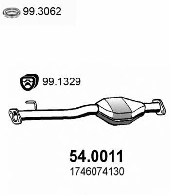  54.0011 Catalytic Converter 540011